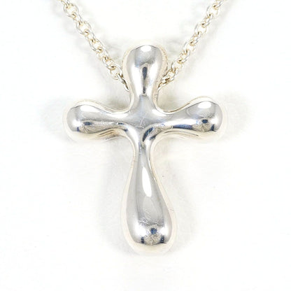 Tiffany & Co Small Cross 925 Sterling Silver Necklace 40 — view 3