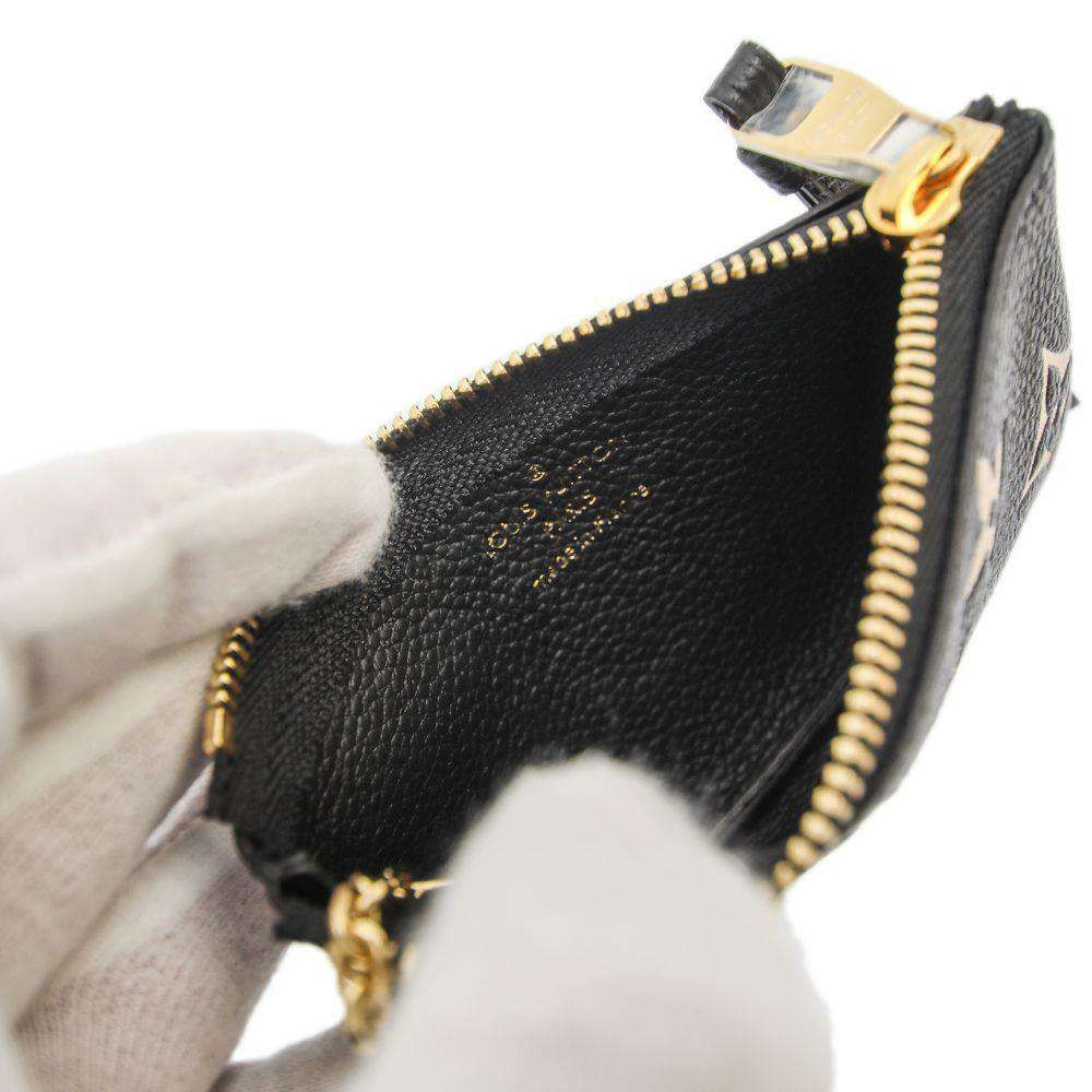 Louis Vuitton Coin Case Monogram Empreinte Card&key Pochette Cles Black Beige — view 4