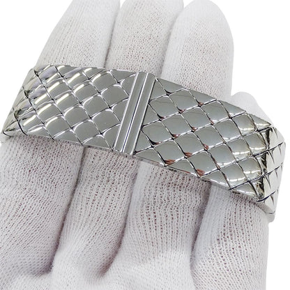 Chanel Watch Quilted Quartz Stainless Steel Silver Black Square — view 6
