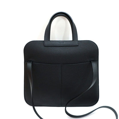 Hermes Heaven Halzan 31 Black Noir Bag Silver — view 4