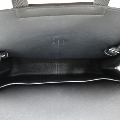 Hermes Heaven Halzan 31 Black Noir Bag Silver — view 8