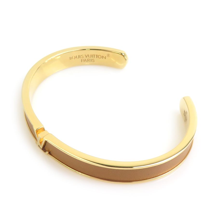 Louis Vuitton Bracelet Bangle LV Initial — view 6
