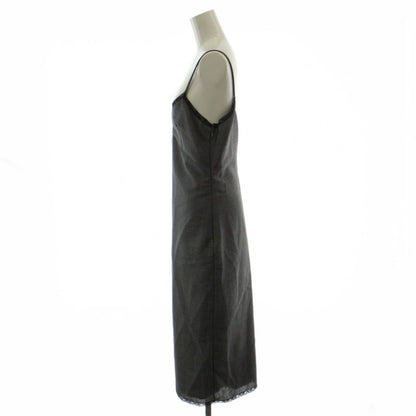 Prada Cami Dress Mohair 38 Gray Long Length — view 2