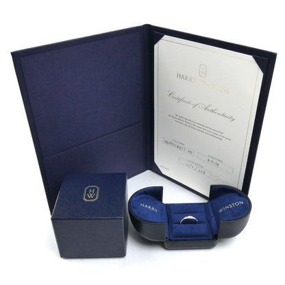 Harry Winston Platinum Pave Wave Ring Diamond — view 7