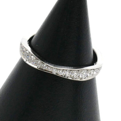 Harry Winston Platinum Pave Wave Ring Diamond — view 2