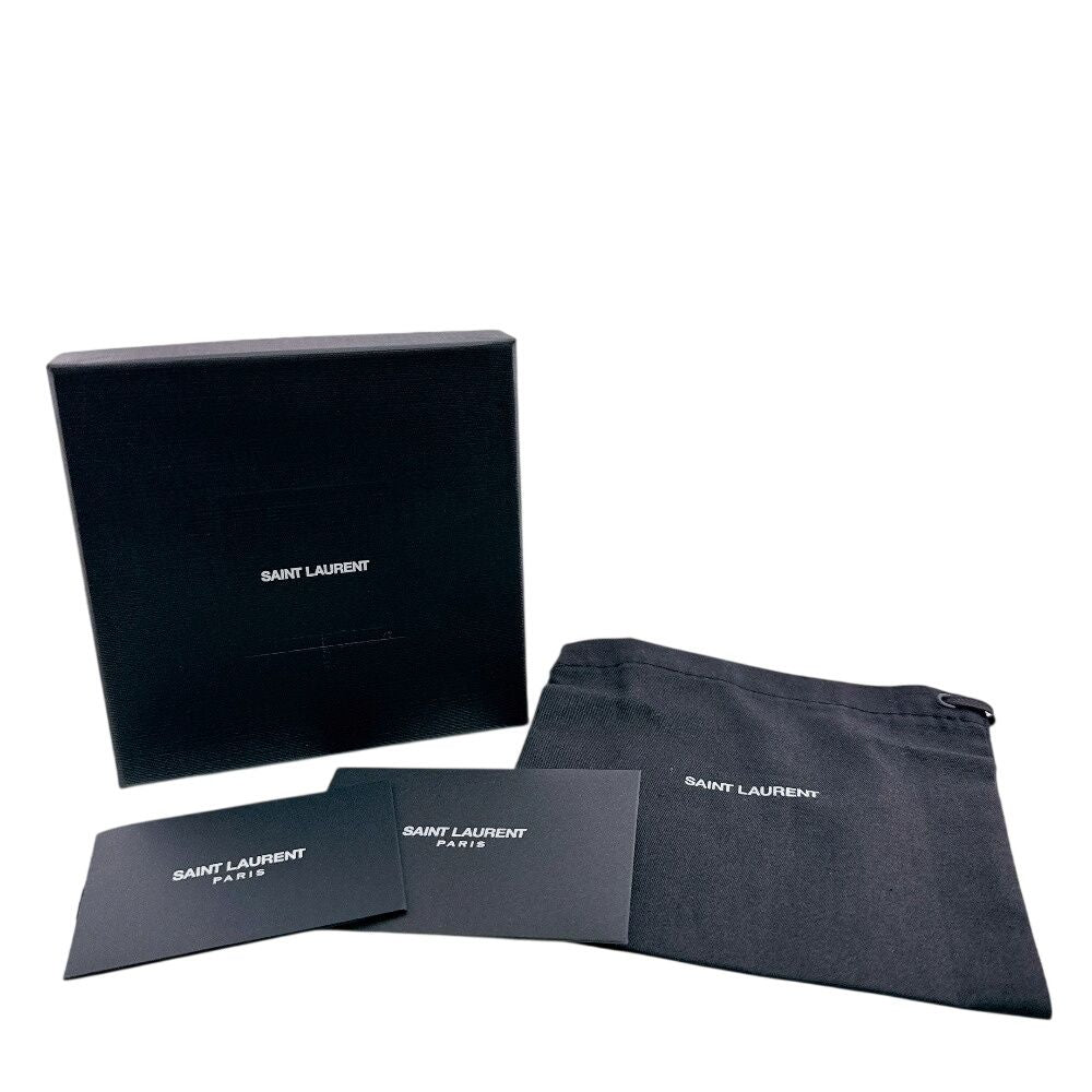 Saint Laurent Earrings One Side Only YSL Logo Long Opium — view 7