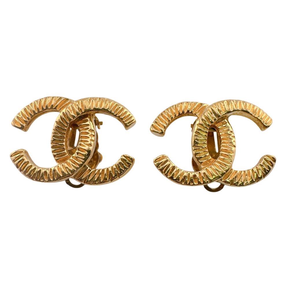 Chanel 93P CC Logo Earrings — view 2