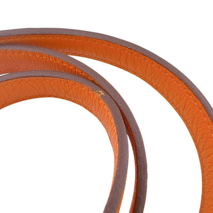 Hermes Shoulder Strap Bag Straps Orange — view 3