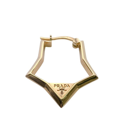 Prada Hoop Earrings Gold
