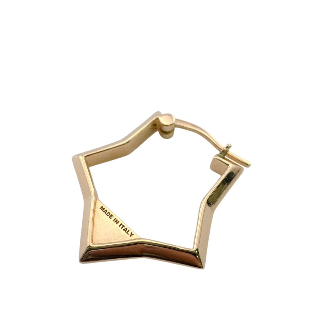 Prada Hoop Earrings Gold — view 3