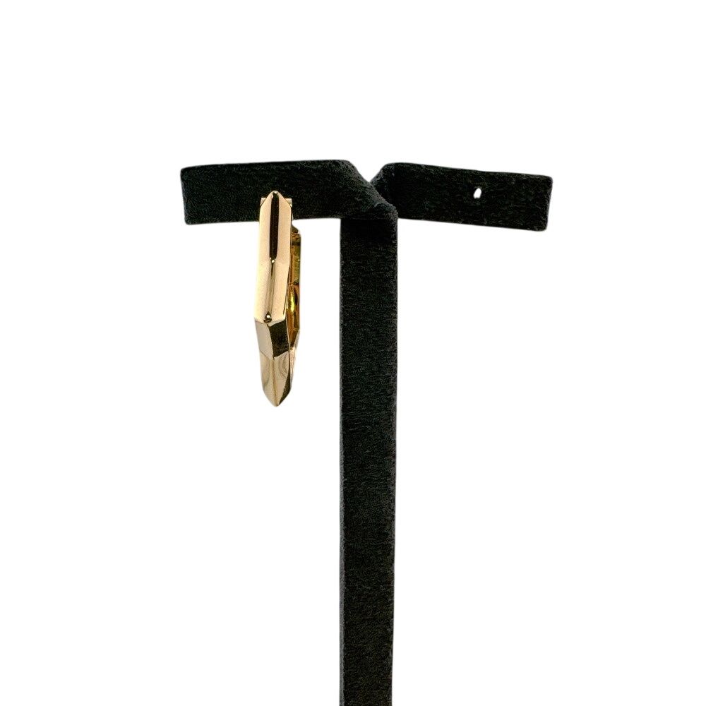 Prada Hoop Earrings Gold — view 6