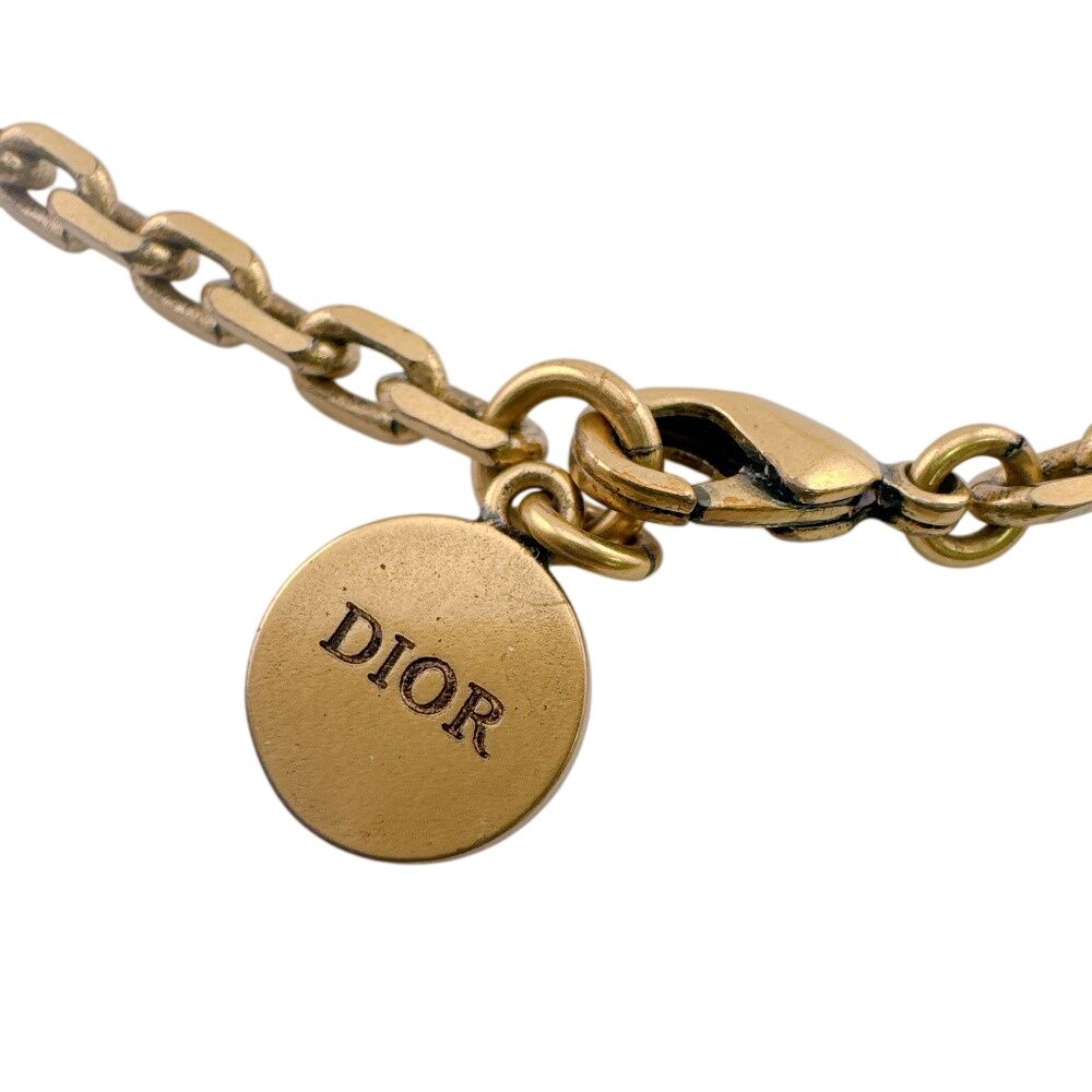 Dior Rhinestone Pearl Necklace — view 7