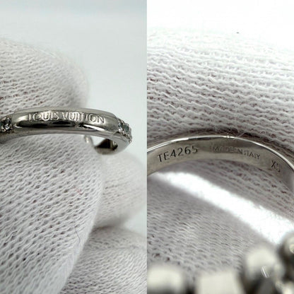 Louis Vuitton Ring Monogram Flower LV Iconic XS Silver — view 3