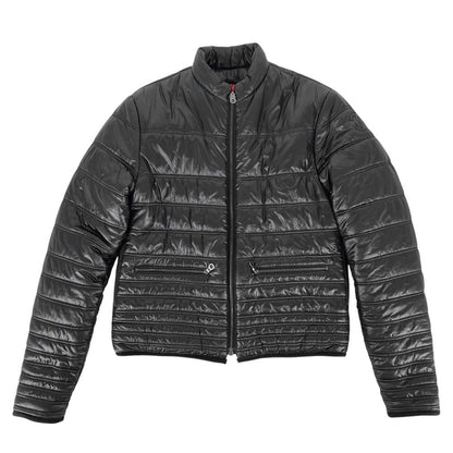 Chanel Jacket Reversible Down Color Quilted CC Logo 36 Black Pink Gunmetal