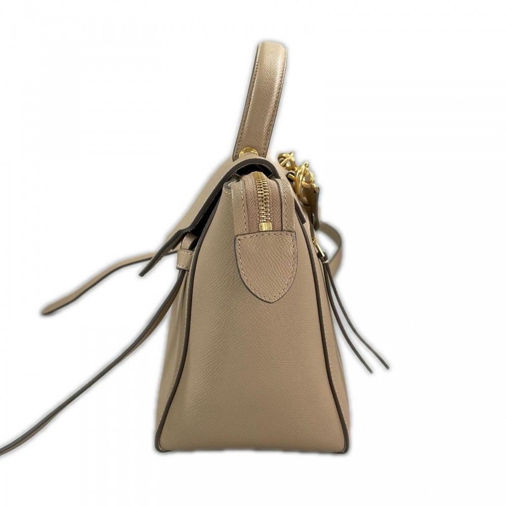 Celine Belt Bag Grain Calf Leather Beige Gold — view 3