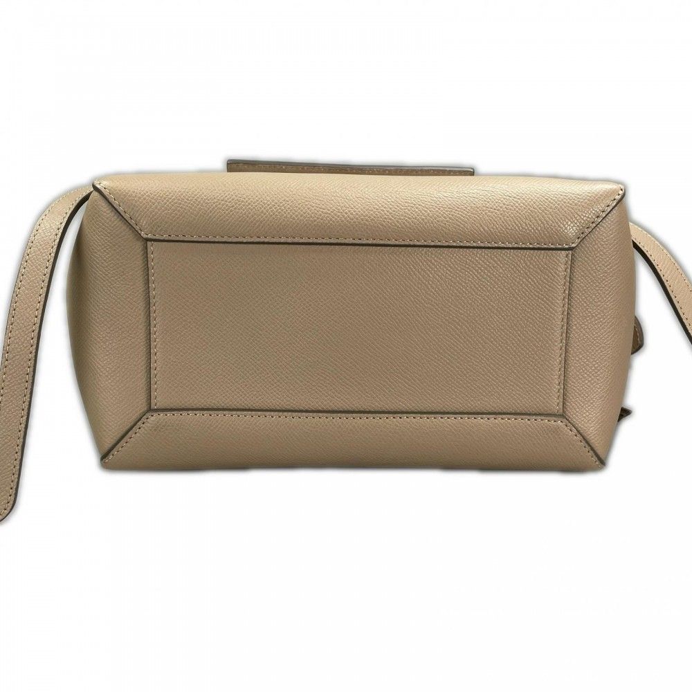 Celine Belt Bag Grain Calf Leather Beige Gold — view 4