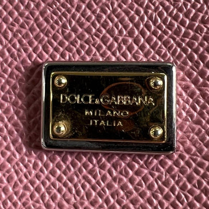 Dolce & Gabbana Tote Bag & Leather Pink Gold — view 7