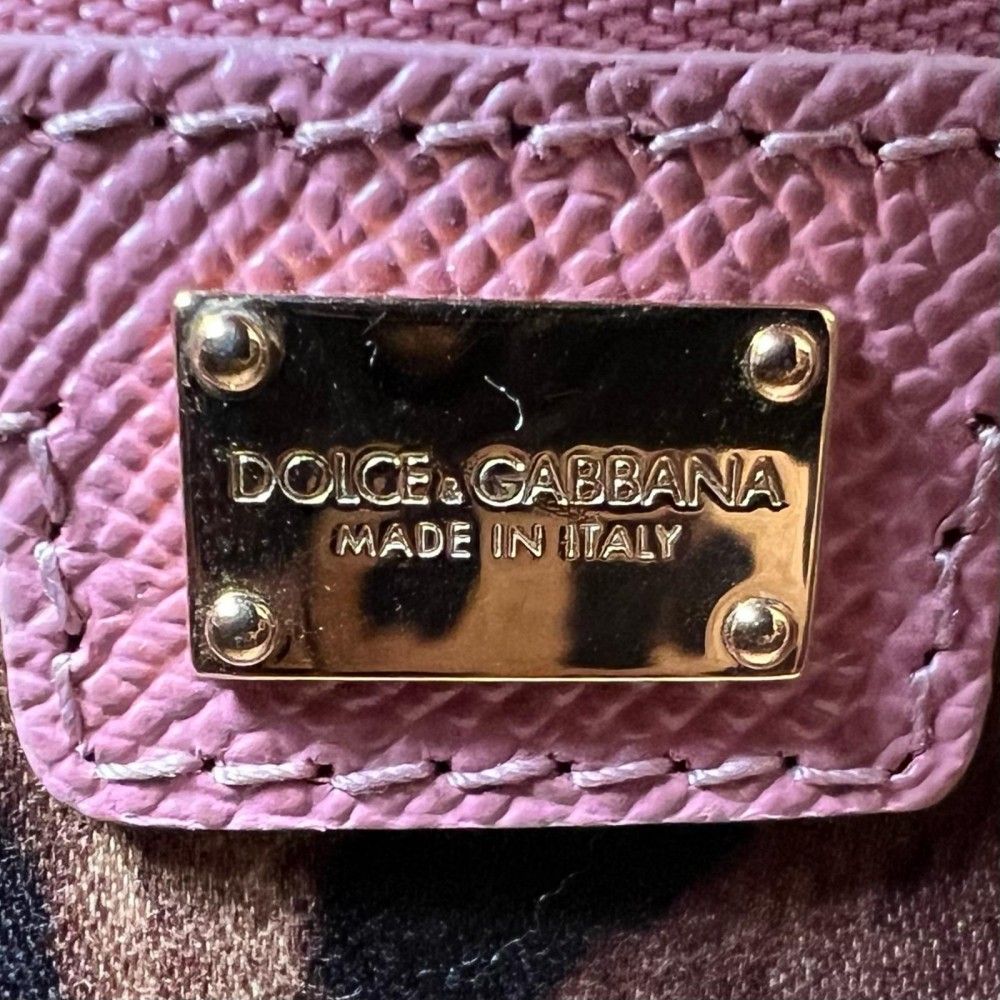 Dolce & Gabbana Tote Bag & Leather Pink Gold — view 6