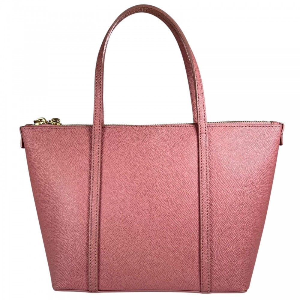 Dolce & Gabbana Tote Bag & Leather Pink Gold — view 2