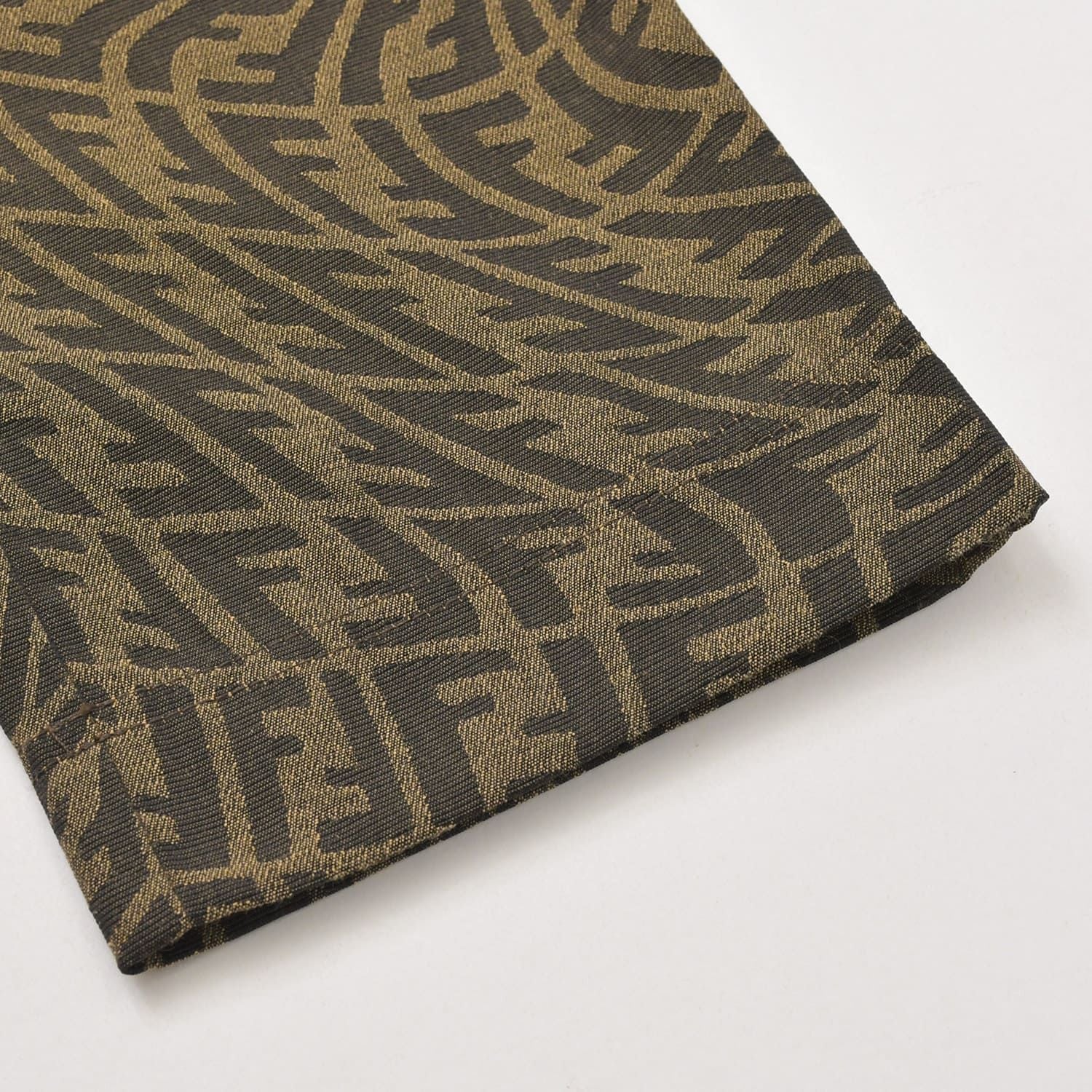 Fendi Sarah Coleman Zucca Pattern Fish Eye Logo Brown — view 6