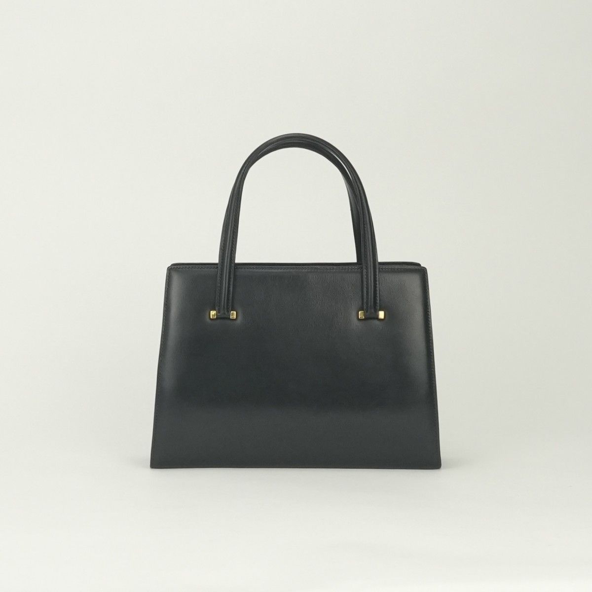 Hermes Pullman Tote Box Calf Noir Black Gold Handbag — view 3