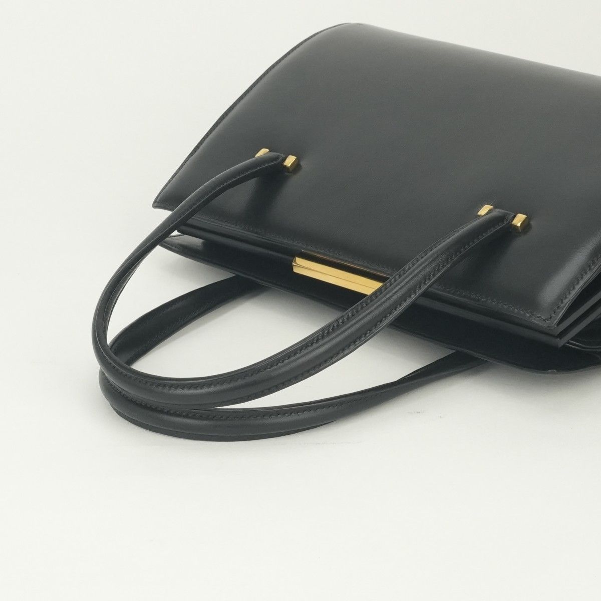 Hermes Pullman Tote Box Calf Noir Black Gold Handbag — view 4