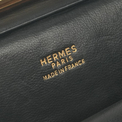 Hermes Pullman Tote Box Calf Noir Black Gold Handbag — view 7