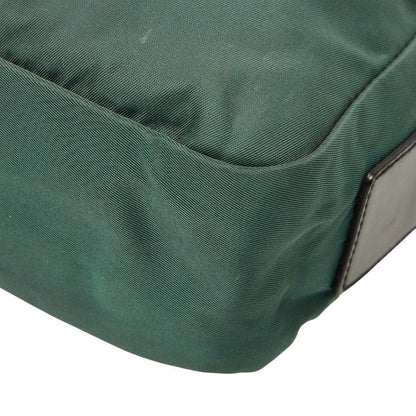 Prada Shoulder Bag Green Black Gray Nylon — view 4