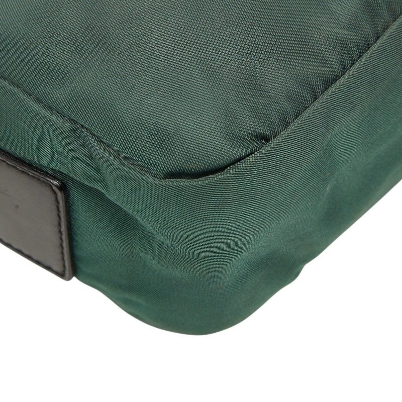 Prada Shoulder Bag Green Black Gray Nylon — view 7