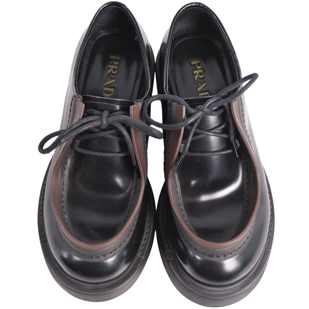 Prada Loafers Diapason Moccasins Leather Shoes — view 4