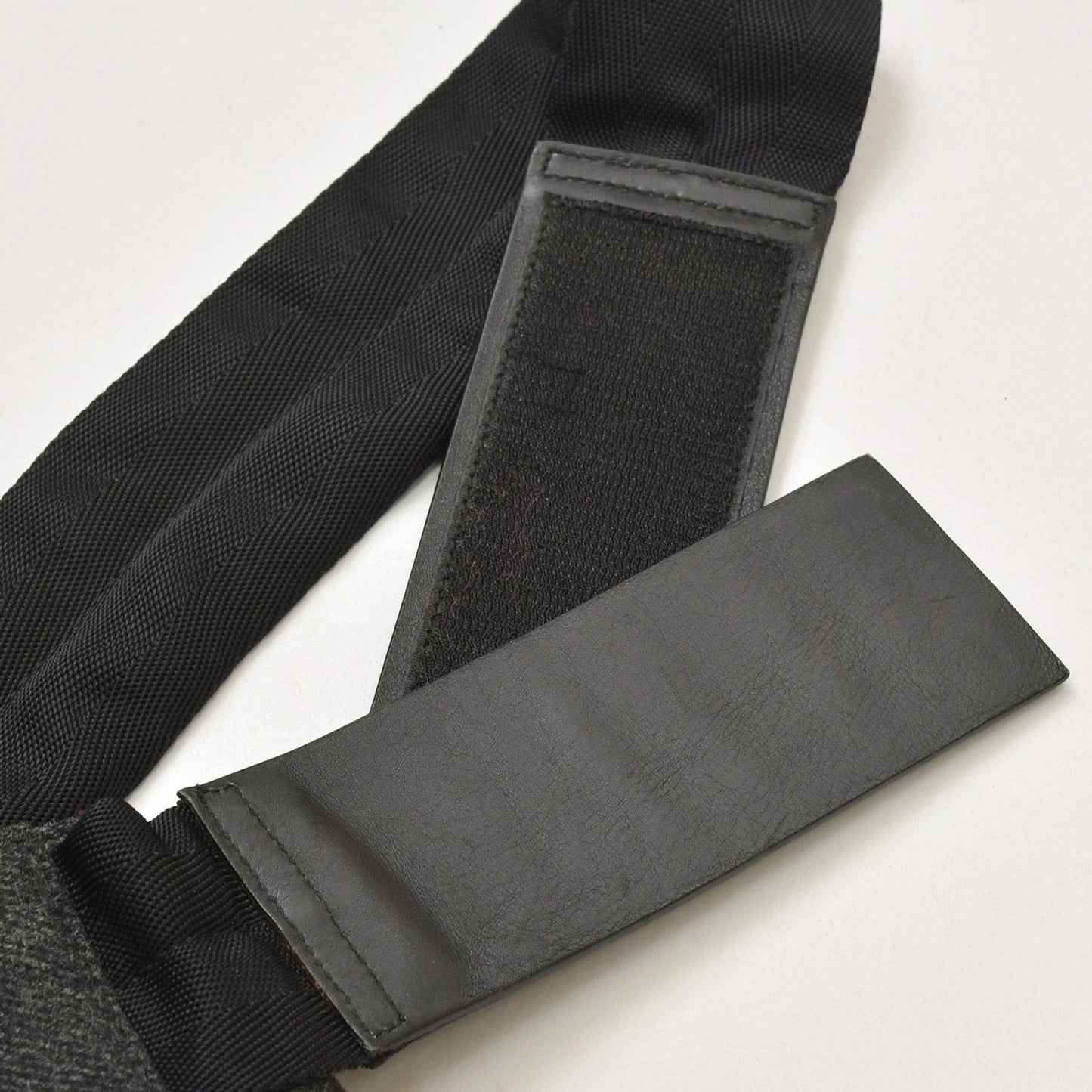 Prada Belt Bag Harness Triangle Logo Gray Black Silver — view 5