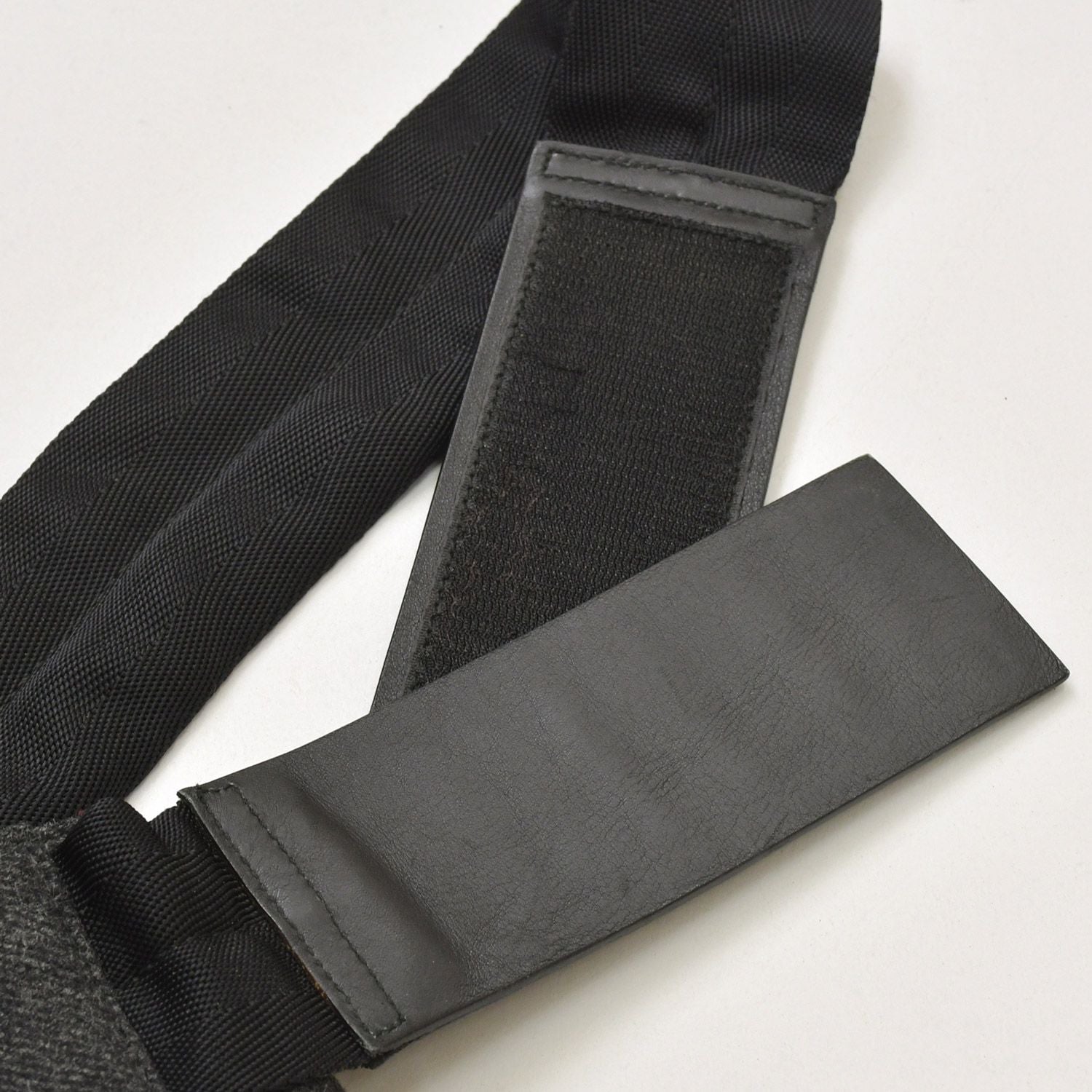 Prada Belt Bag Harness Triangle Logo Gray Black Silver — view 5