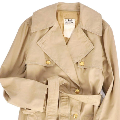 Celine Vintage Coat Trench Carriage Button — view 2