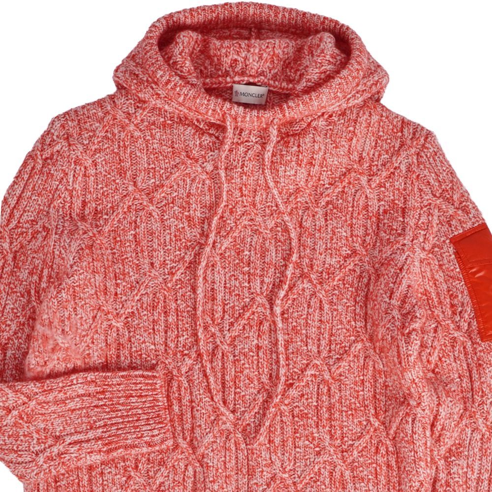 Moncler Hoodie Knit Long — view 2