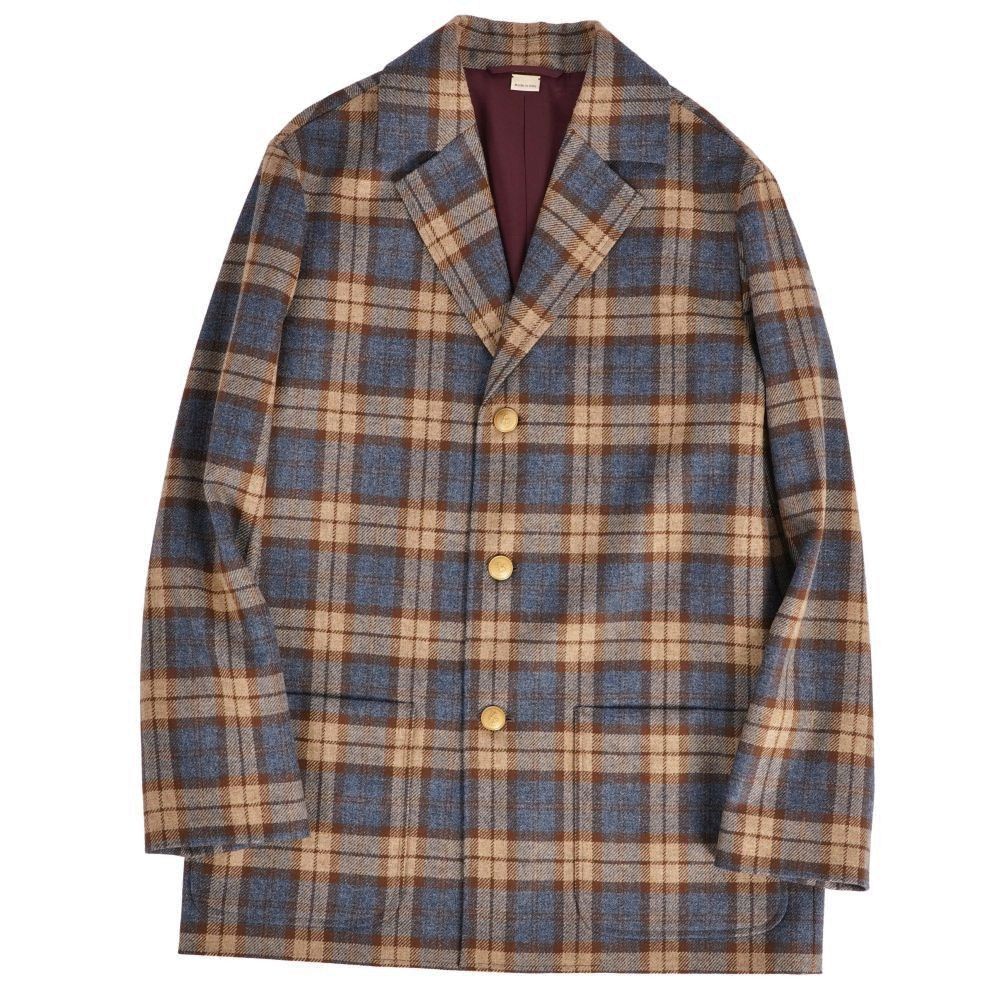 Gucci Tailored Jacket Check Wool