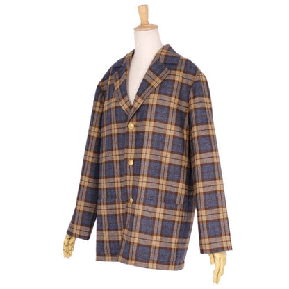 Gucci Tailored Jacket Check Wool — view 5