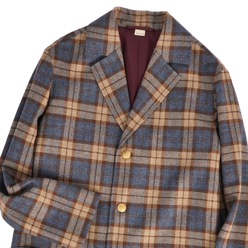 Gucci Tailored Jacket Check Wool — view 2
