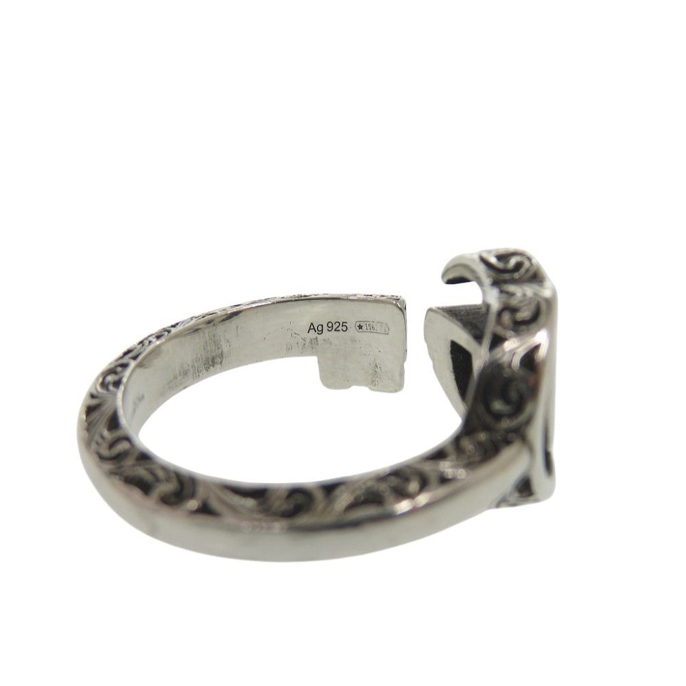 Gucci Arabesque Double Key Motif 925 Sterling Silver Ring — view 5