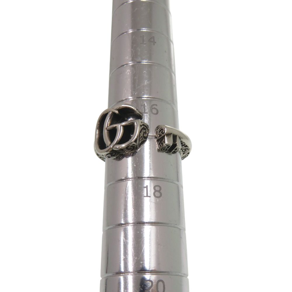 Gucci Arabesque Double Key Motif 925 Sterling Silver Ring — view 6