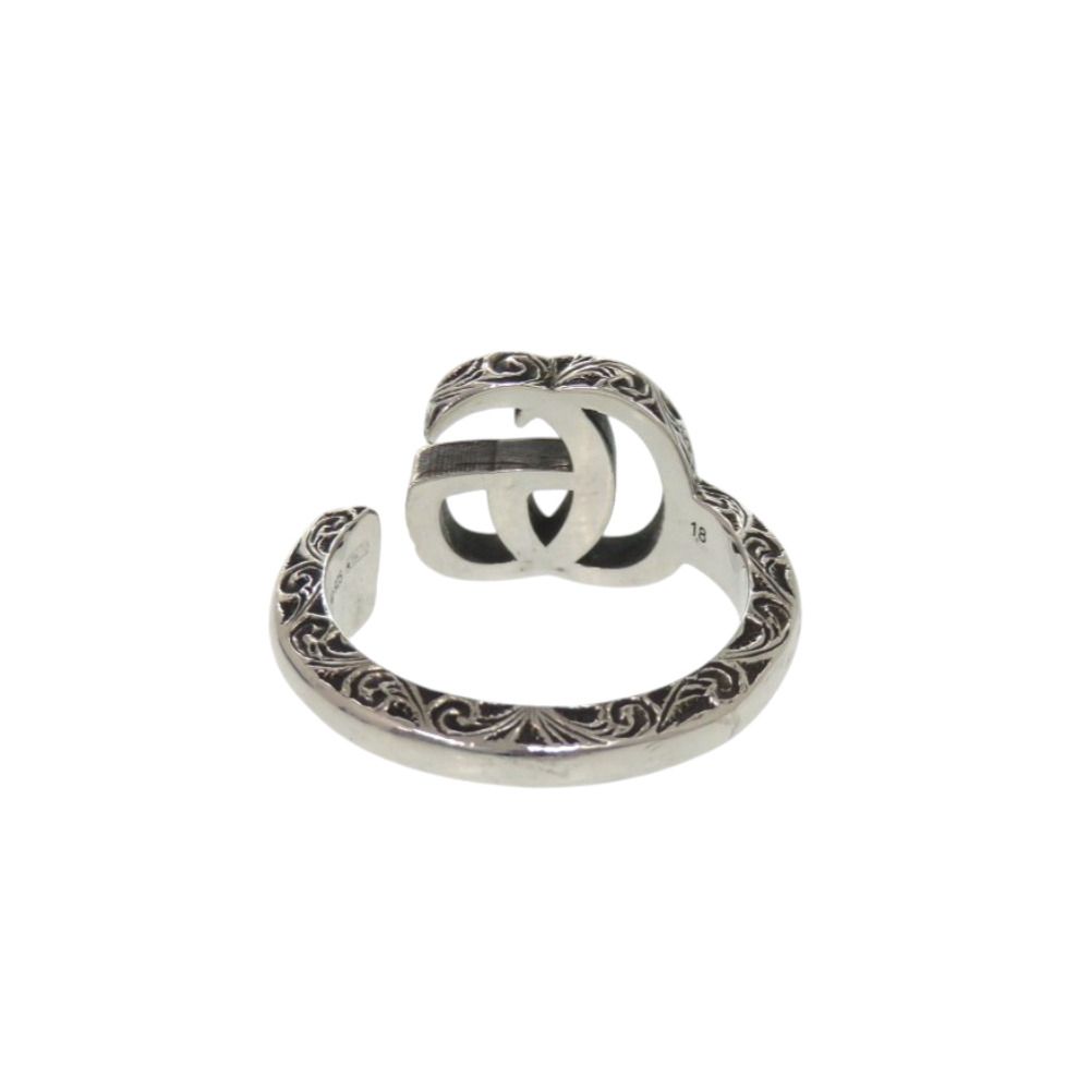 Gucci Arabesque Double Key Motif 925 Sterling Silver Ring — view 2