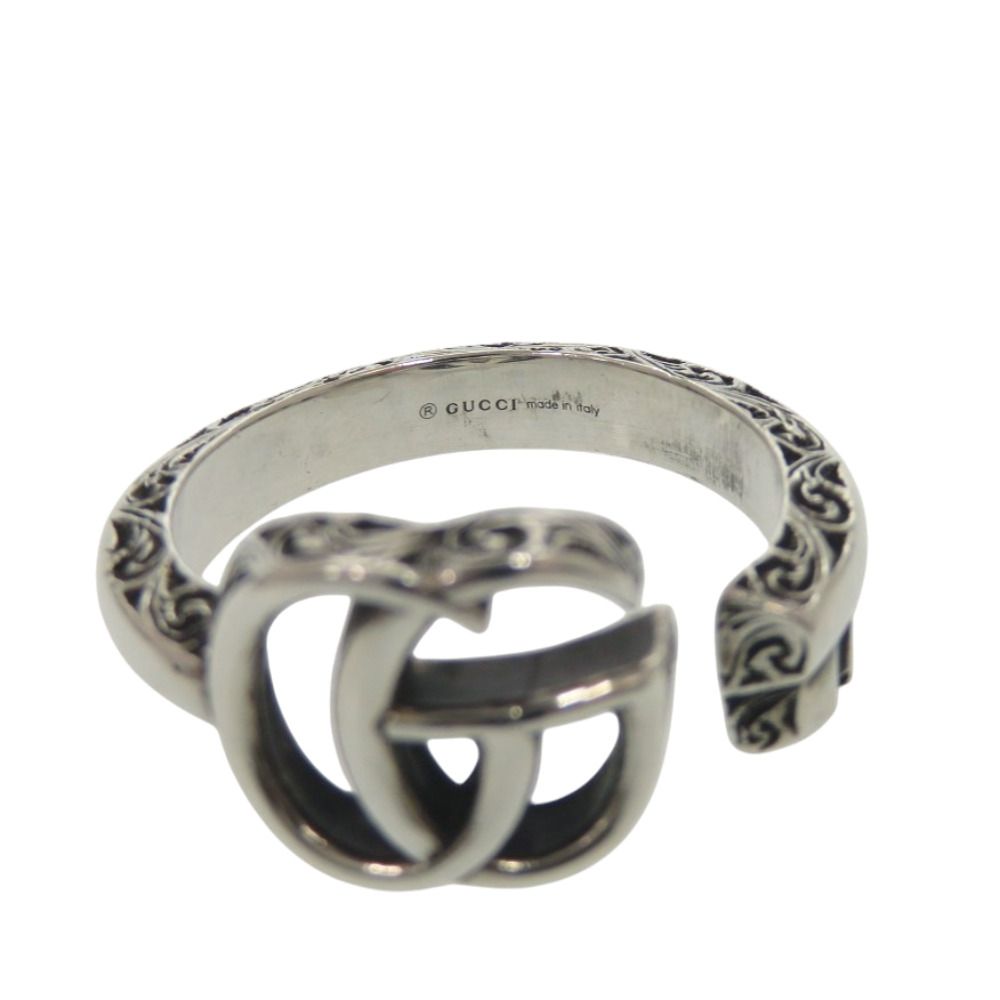 Gucci Arabesque Double Key Motif 925 Sterling Silver Ring — view 3