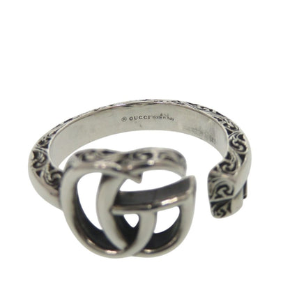 Gucci Arabesque Double Key Motif 925 Sterling Silver Ring — view 3