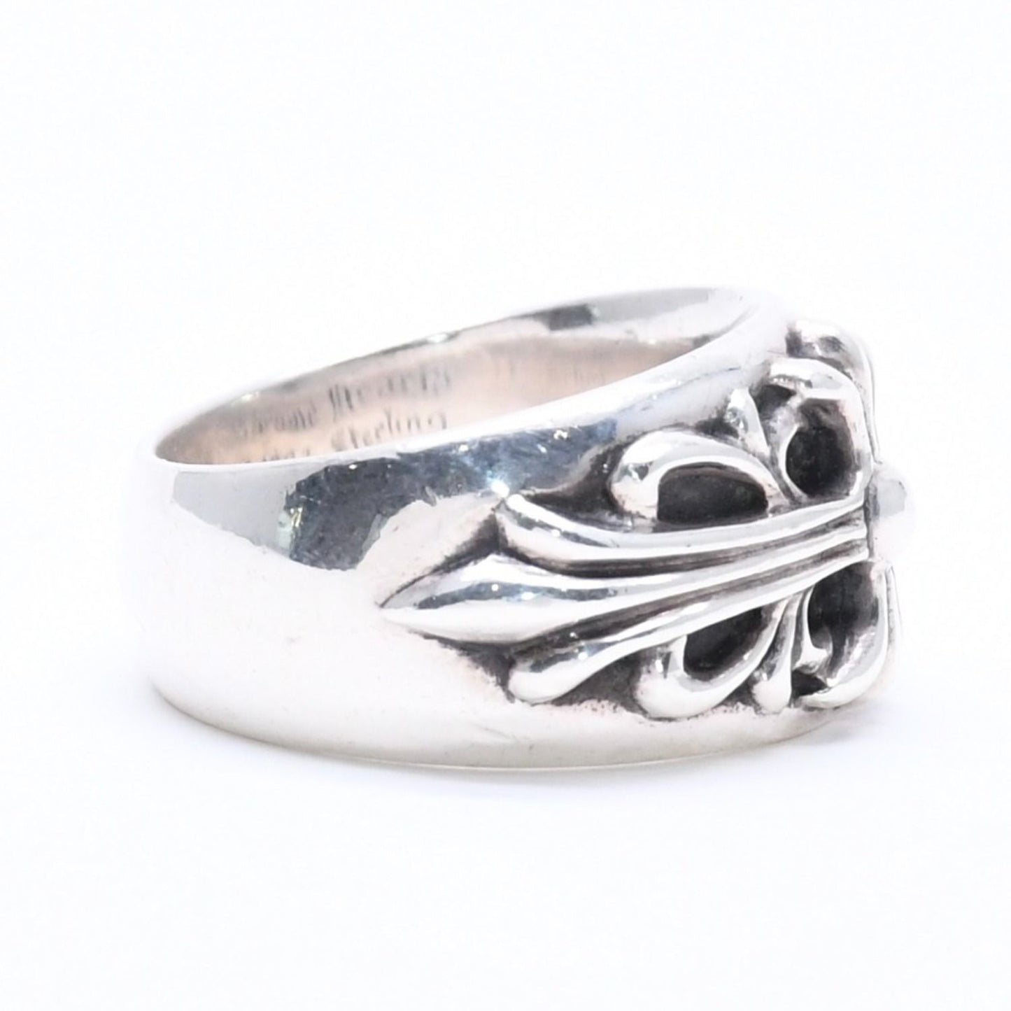 Chrome Hearts Floral Cross Ring Sterling Silver — view 4