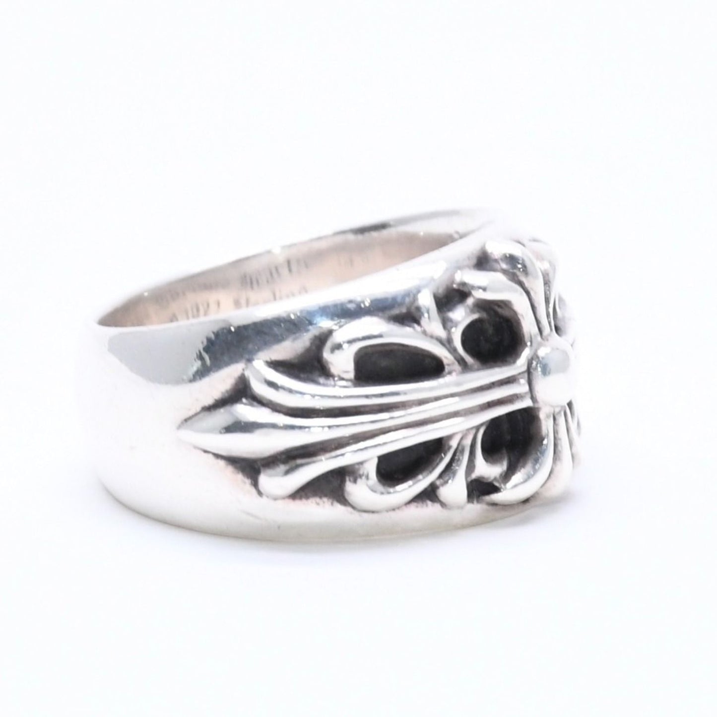 Chrome Hearts Floral Cross Ring Sterling Silver — view 3