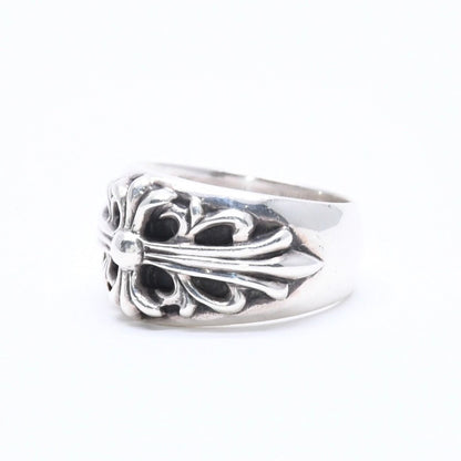 Chrome Hearts Floral Cross Ring Sterling Silver — view 2