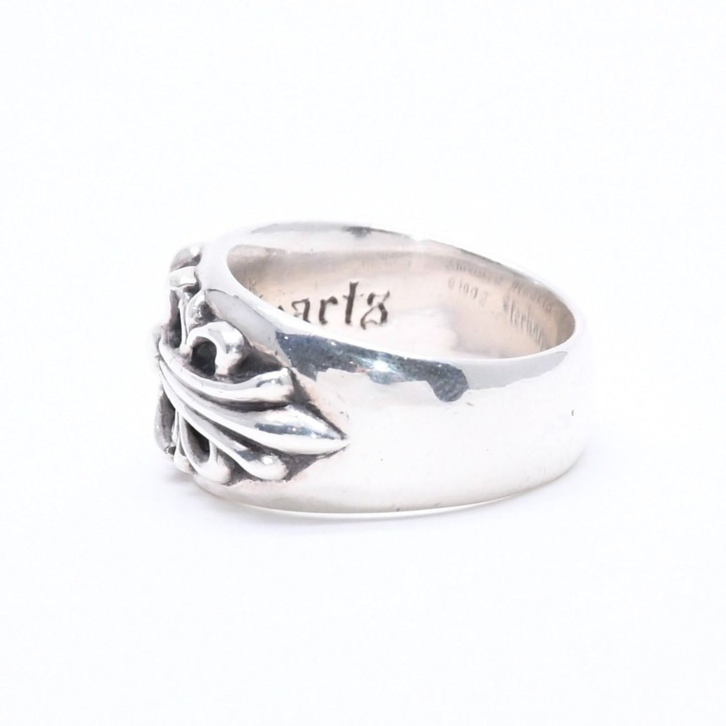 Chrome Hearts Floral Cross Ring Sterling Silver — view 5