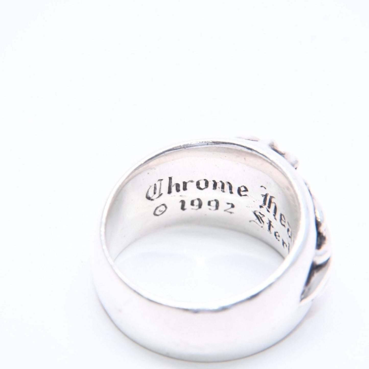 Chrome Hearts Floral Cross Ring Sterling Silver — view 7