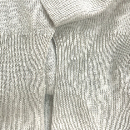 Max Mara S Silk Cashmere Long Knit Cardigan Beige — view 6