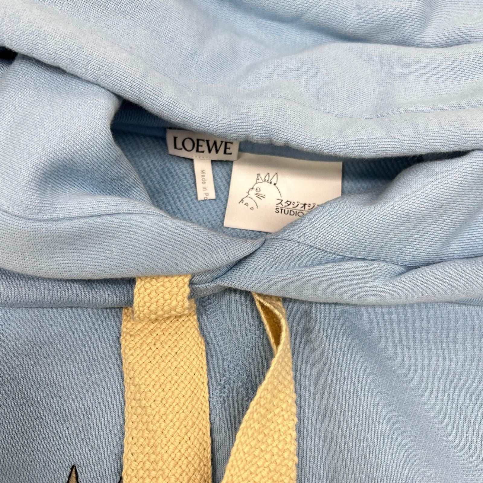Loewe Studio Ghibli My Neighbor Light Blue Front Print Hoodie XS — view 6
