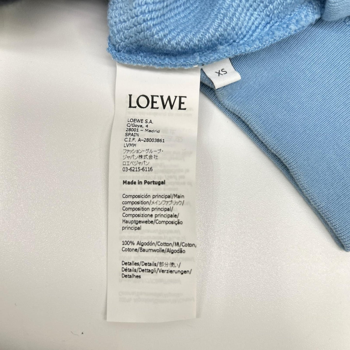 Loewe Studio Ghibli My Neighbor Light Blue Front Print Hoodie XS — view 4